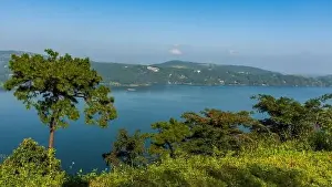 Eco Tourism Prints: Umiam Lake, Shillong, is a man-made reservoir offering boating