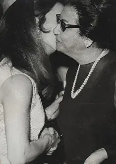 Singers Prints: Umm Kulthum and Fairuz, Beirut 1967