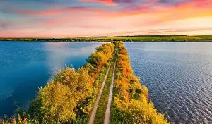 Awakening Prints: Unbelievable summer sunrise on Vertelka lake
