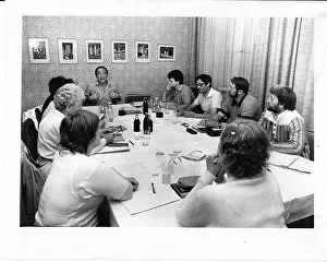 1987 Prints: 'Under the motto 'People at the table'