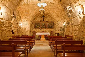 Damascus Prints: The underground Chapel of Ananias of Damascus, in Damascus, Syria