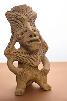 Veracruz Prints: Unidentified pre-Columbian figurine