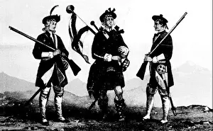 Scots Prints: Uniform of The 26th Cameronians regiment in 1713
