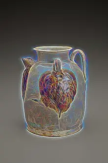 Whimsical Prints: A uniquely designed pitcher features a prominent heart motif