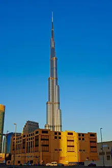 Burj Khalifa Prints: United Arab Emirates, Dubai, Burj Khalifa tower, 828m high