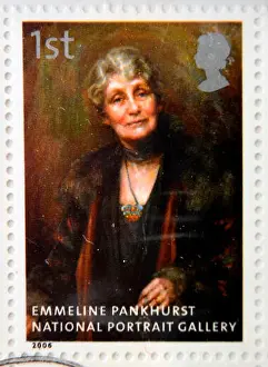Equity Prints: UNITED KINGDOM - CIRCA 2006: stamp printed in Great Britain dedicated to the national portrait gallery