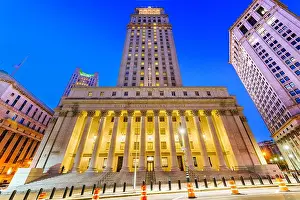 United States Court House in the Civic Center district of New York City