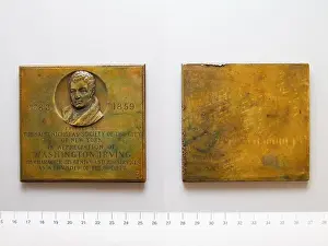 Contribution Prints: United States Honoring Washington Irving