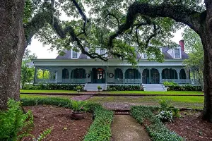 Louisiana Prints: United States, Louisiana, Saint Francisville, antebellum house The Myrtles Plantation