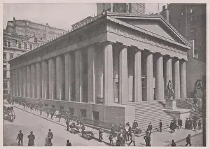 United States Sub-Treasury. Corner wall and Broad Streets