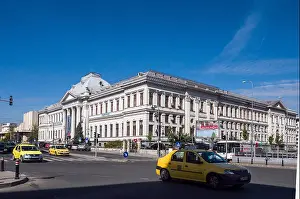 Historical Site Prints: University building, former Justice Palace, in Craiova, Dolj, Romania, EU