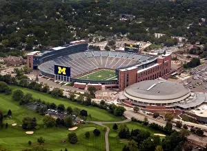 Turf Prints: University of Michigan football stadium, Ann Arbor, Michigan