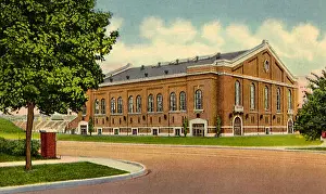 Wisconsin Prints: University of Wisconsin Field House. Madison. 1940