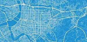 Guide Prints: Urban vector city map of Taipei, China