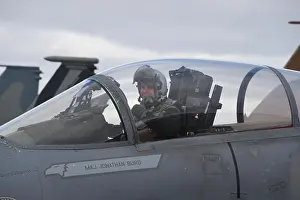 Labrador Prints: A U.S. Air Force pilot from the 194th Fighter Squadron