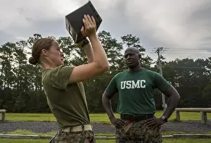 Push Up Prints: U.S. Marine Corps Gunnery Sgt. Gerald Webber