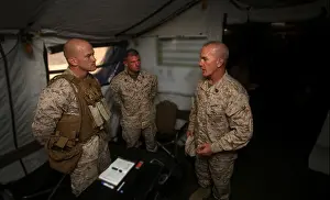 Sailors Prints: U.S. Marines with the 1st Marine Logistics Group G-4 section communicate during I MEF Large Scale Exercise 16 at Camp