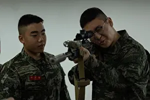 Deterrence Prints: U.S. Marines and Republic Korea Marines participate in a weapons familiarization class during Korea Viper 24