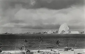 Ghiv Prints: U.S. Military Atomic Bomb Test and Resulting Explosion