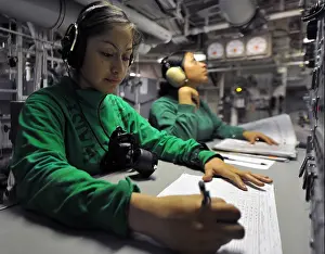 Qualifications Prints: U.S. Navy Aviation Boatswain's Mate Equipment Airman Vernice Rendon