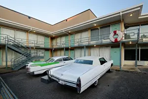 Motel Prints: USA, Deep South, Tennessee, Memphis, National Civil Rights Museum, Lorraine Motel