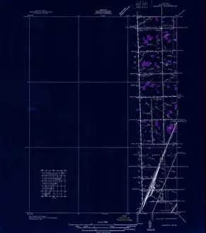 Topographic Prints: USGS TOPO Map Michigan MI Samaria 277906 1936 31680 Inverted