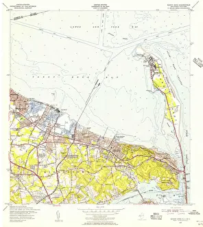 Survey Prints: USGS TOPO Map New Jersey NJ Sandy Hook 254861 1954 24000 Restoration
