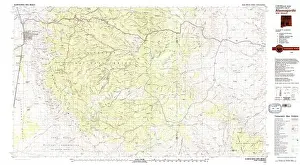 Repaired Prints: USGS TOPO Map New Mexico NM Alamogordo 189523 1979 100000 Restoration