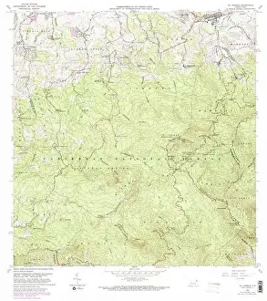 USGS TOPO Map Puerto Rico PR El Yunque 362106 1967 20000 Restoration