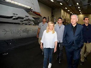 Call Prints: USS George H. W. Bush (CVN-77) is a Nimitz-class nuclear-powered aircraft carrier of the United States Navy