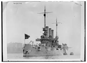 Vessel Prints: The USS Rochester (CA-2), an armored cruiser of the US Navy