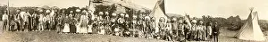 Native Americans Prints: Ute Indian Camp, Garden of the Gods, Shan Kive, 1913