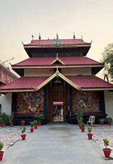 New Delhi Prints: Uttara Guruvayur Temple/New Delhi/ Mayur Vihar/ Delhi/India