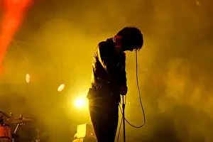 VALENCIA, SPAIN - APR 4: The Horrors (band) performs at MBC Fest on April 4, 2015 in Valencia, Spain