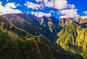 Ribeira Prints: Valley of the Ribeira da Metade and the Balcoes viewpoint on Madeira, Portugal