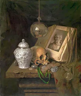 Wall Art Prints: A Vanitas between circa 1666 and circa 1700 by Pieter Gerritsz van Roestraten