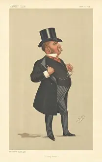 Vanity Prints: VANITY FAIR SPY CARTOON John Blundell Maple Cheap fares Dulwich MP 1891