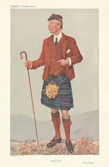 Restless Prints: VANITY FAIR SPY CARTOON Peter Mackie Restless Peter Whisky Distiller 1908