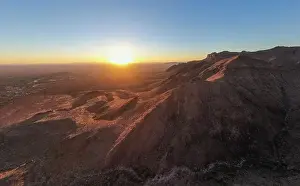 Superstition Prints: various drone images of the superstition mountains in gold canyon Arizona taken at different times of the day