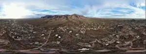 Superstition Prints: various drone images of the superstition mountains in gold canyon Arizona taken at different times of the day
