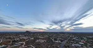 Superstition Prints: various drone images of the superstition mountains in gold canyon Arizona taken at different times of the day
