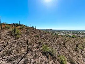 Superstition Prints: various drone images of the superstition mountains in gold canyon Arizona taken at different times of the day