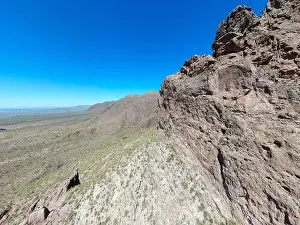 Superstition Prints: various drone images of the superstition mountains in gold canyon Arizona taken at different times of the day