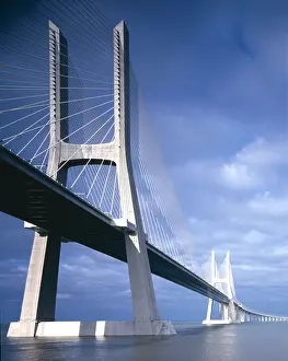 Freeway Prints: Vasco da Gama Bridge, Lisbon. Opened 31st March 1998