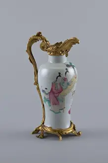 Baluster Prints: Vase Mounted as Ewer. Baluster-shaped vases with ormolu mounts in shape of ewer