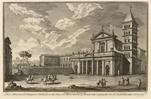Vasi 1747 San Crisogono Oratorio del Carmine
