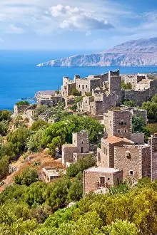 Vathia, abandoned village, Mani, Peloponnese, Greece
