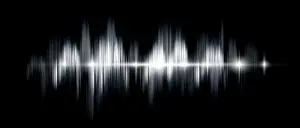 Vibration Prints: vector abstract background with a sound wave