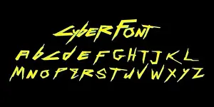 Cyberpunk Prints: Vector cyber font and alphabet. luminescent font. Retro futuristic vector font