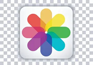 Feel Prints: vector design of gallery icon